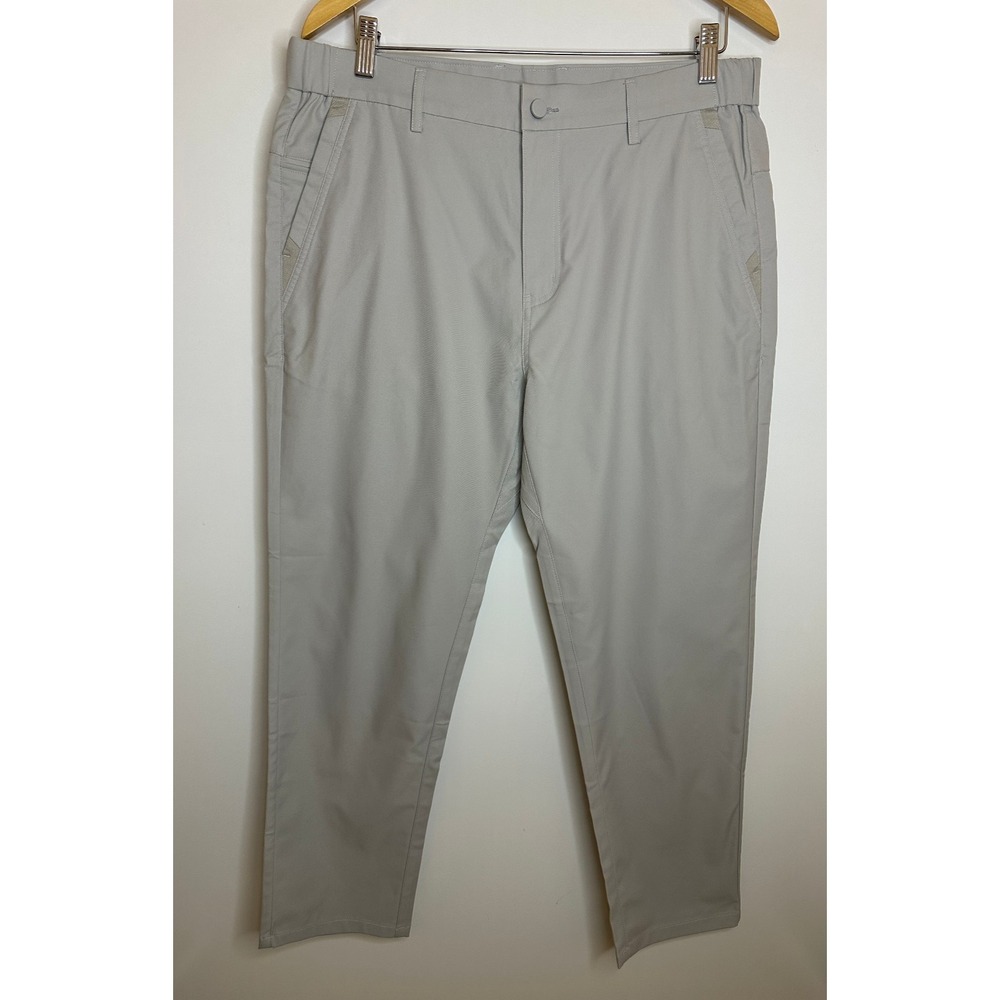 Jack Archer Jetsetter Tech Pants 33 x 28 Gray Golf Travel Performance Stretch - Picture 2 of 12